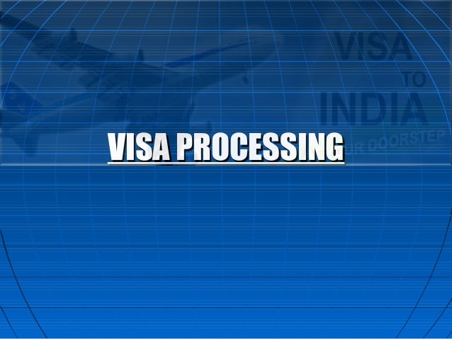 Visa processing system