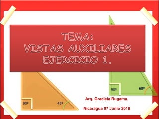 Arq. Graciela Rugama.
Nicaragua 07 Junio 2018
 