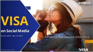 VISA
on Social Media
Oct 01 2015 - Dec 31 2015
Cover Image Courtesy of Visa FB
 