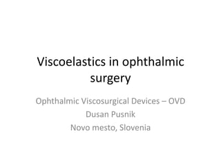 Viscoelastiques | PPTX