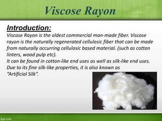 How is Viscose Made?
