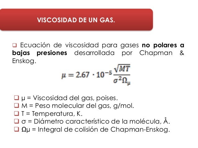 Viscosidad de gases, viscosidad de un liquido, problemas.