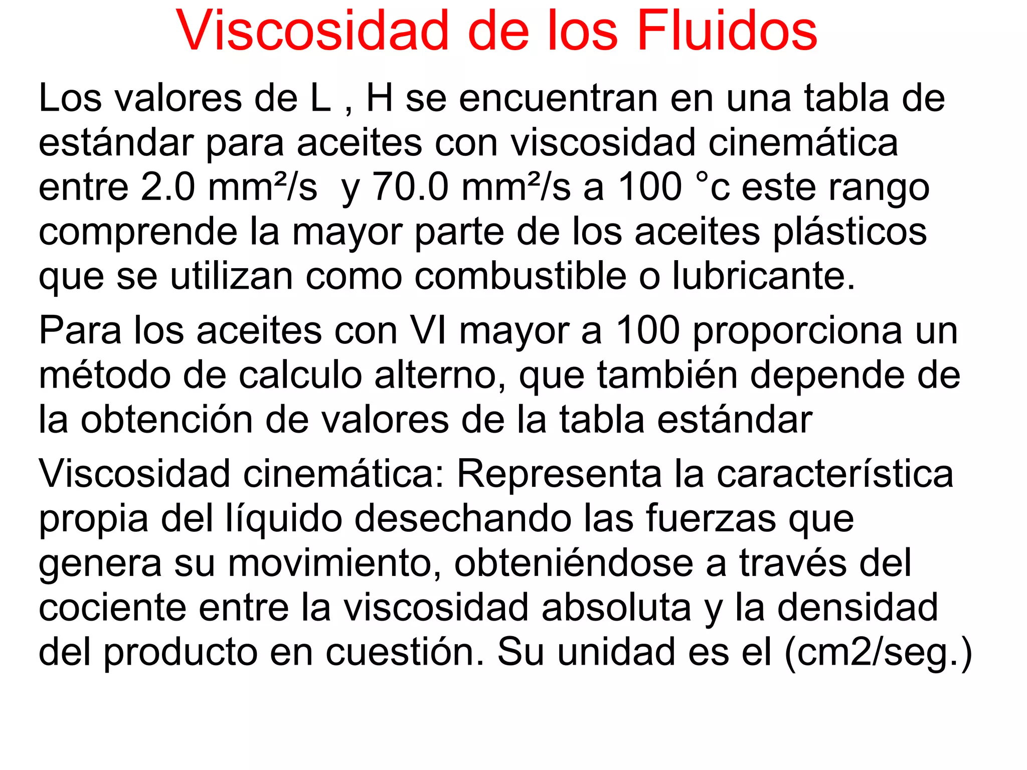 Viscosidad de los fluidos | PPT
