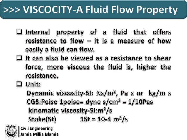 viscosity examples