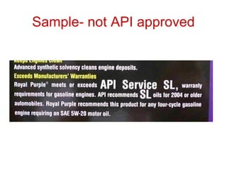 Sample- not API approved
 