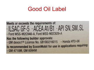 Good Oil Label
 