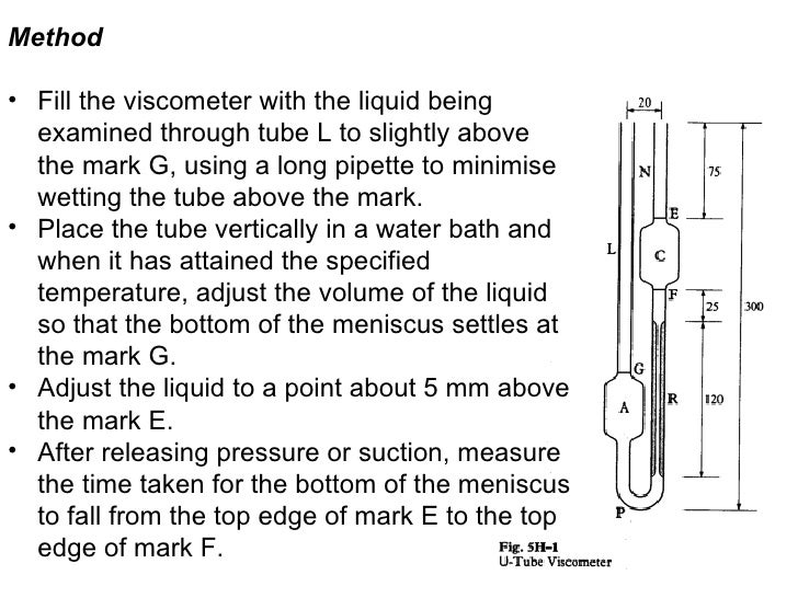 Viscosity and its determination