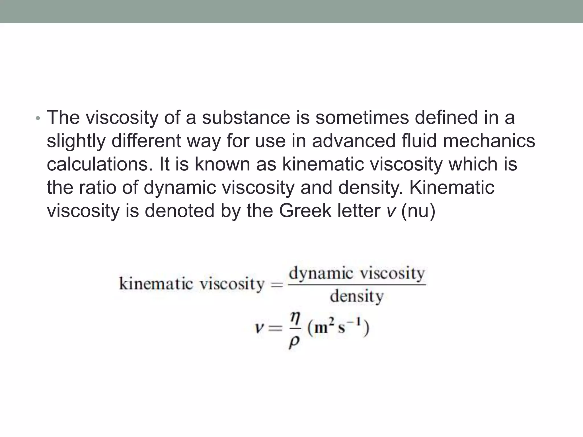 Viscosity in newtonian and non newtonian fluids | PPTX
