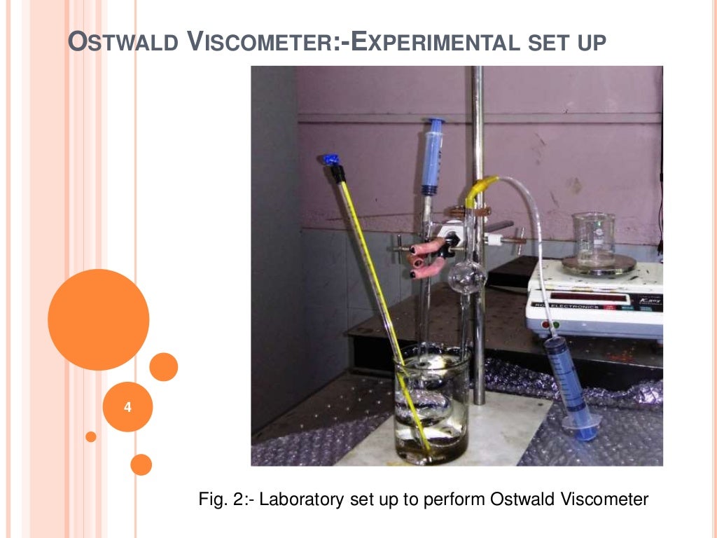 Viscosity measurement using ostwald