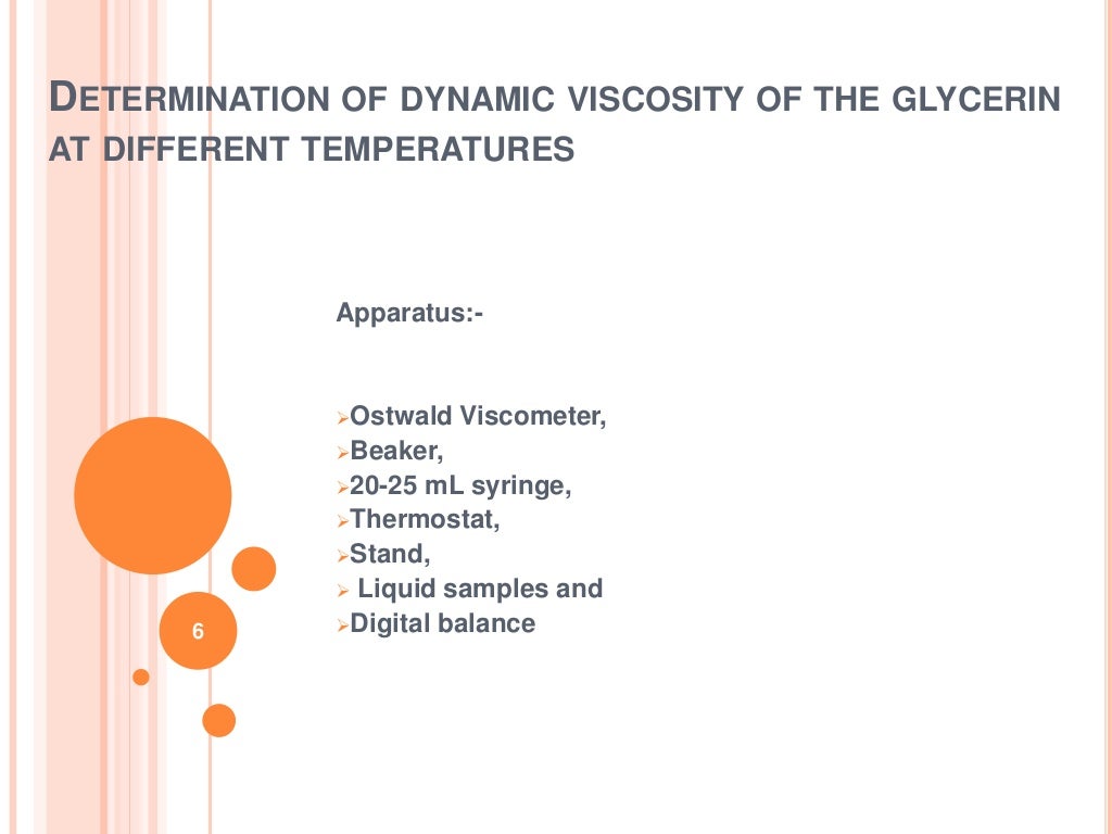 Viscosity measurement using ostwald