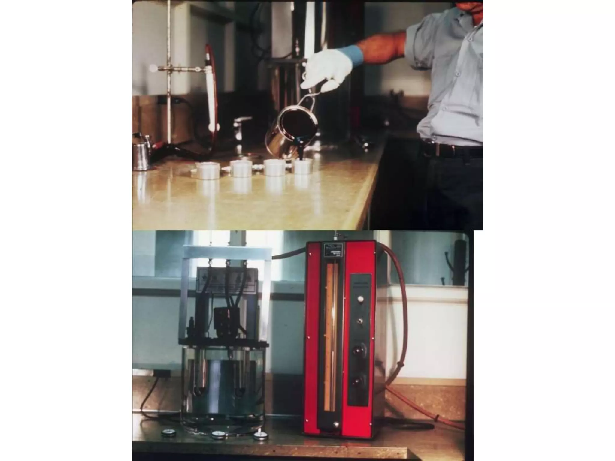 Viscosity test of bitumen