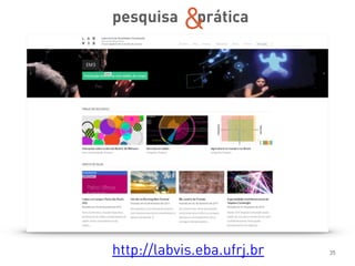 http://labvis.eba.ufrj.br 35
pesquisa prática&
 