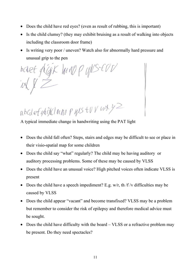 visual dyslexia, visual dyspraxia and other vision linked stress | PDF