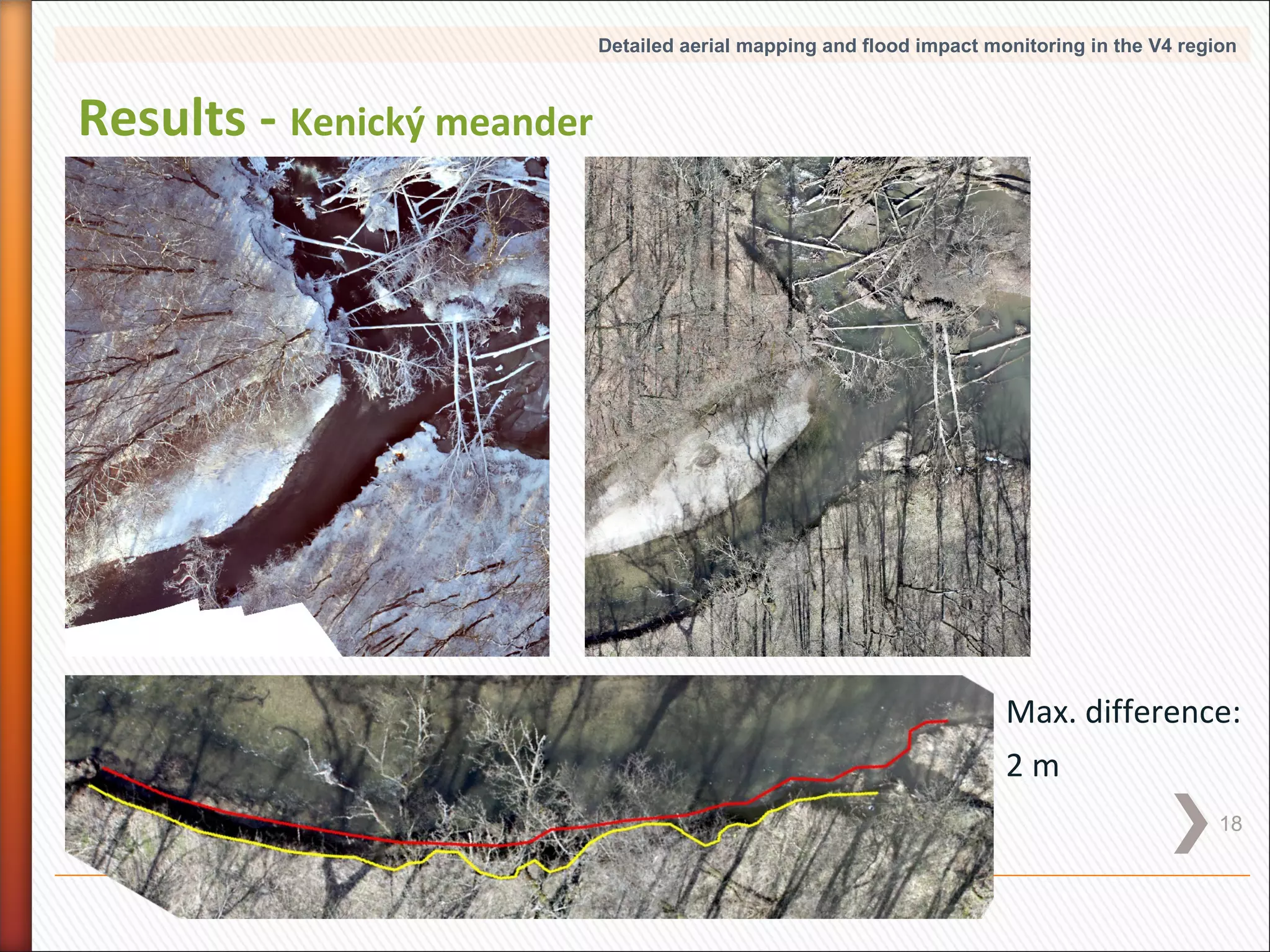 Detailed aerial mapping and flood impact monitoring in the V4 region

Results - Kenický meander

Max. difference:
2m
18

 