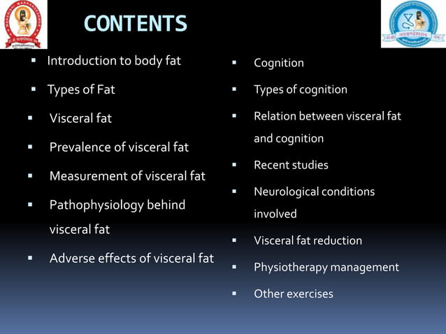 Viseral fat & Cognition.pptx | Endocrine and Metabolic Diseases ...