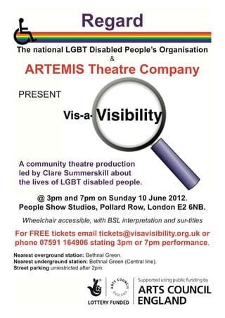 VVis-a-Visibility flyer - Performance June 10th 2012