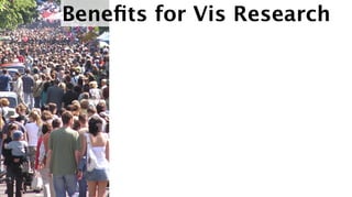 Beneﬁts for Vis Research
 