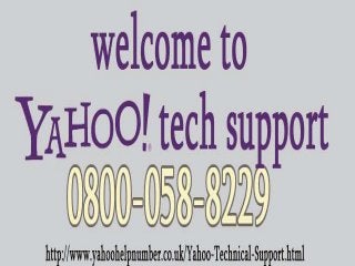 Yahoo customer service +44-0800-058-8229 Yahoo customer support