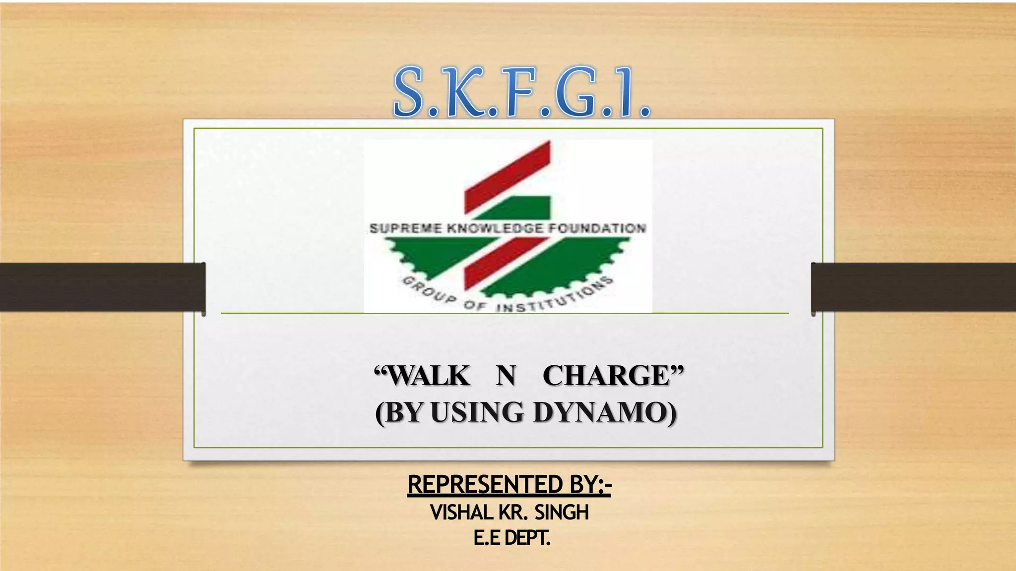 Walk N Charge | PPTX