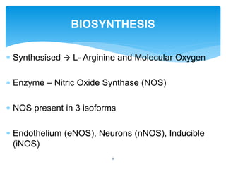 Nitric oxide | PPTX