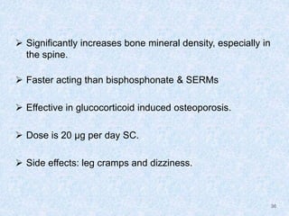 Pharmacotherapy of osteoporosis | PPTX