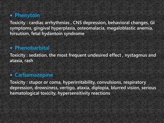 Phenobarbitol Rash Recent advances in antiepileptics | PPTX