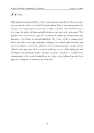Android Application for American Sign Language Recognition | PDF