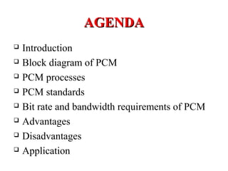 PULSE CODE MODULATION (PCM) | PPT