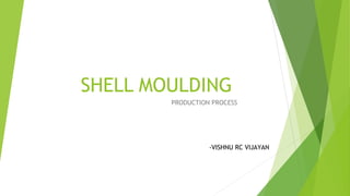 SHELL MOULDING
PRODUCTION PROCESS
-VISHNU RC VIJAYAN
 