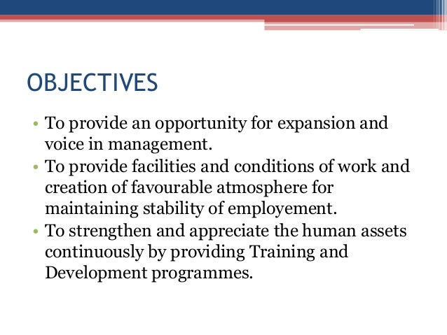 objective of hotel management