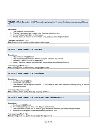 CAE DESIGN ENGINEER | PDF