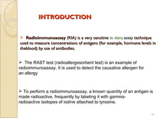Rast Example ELISA & RIA | PPT