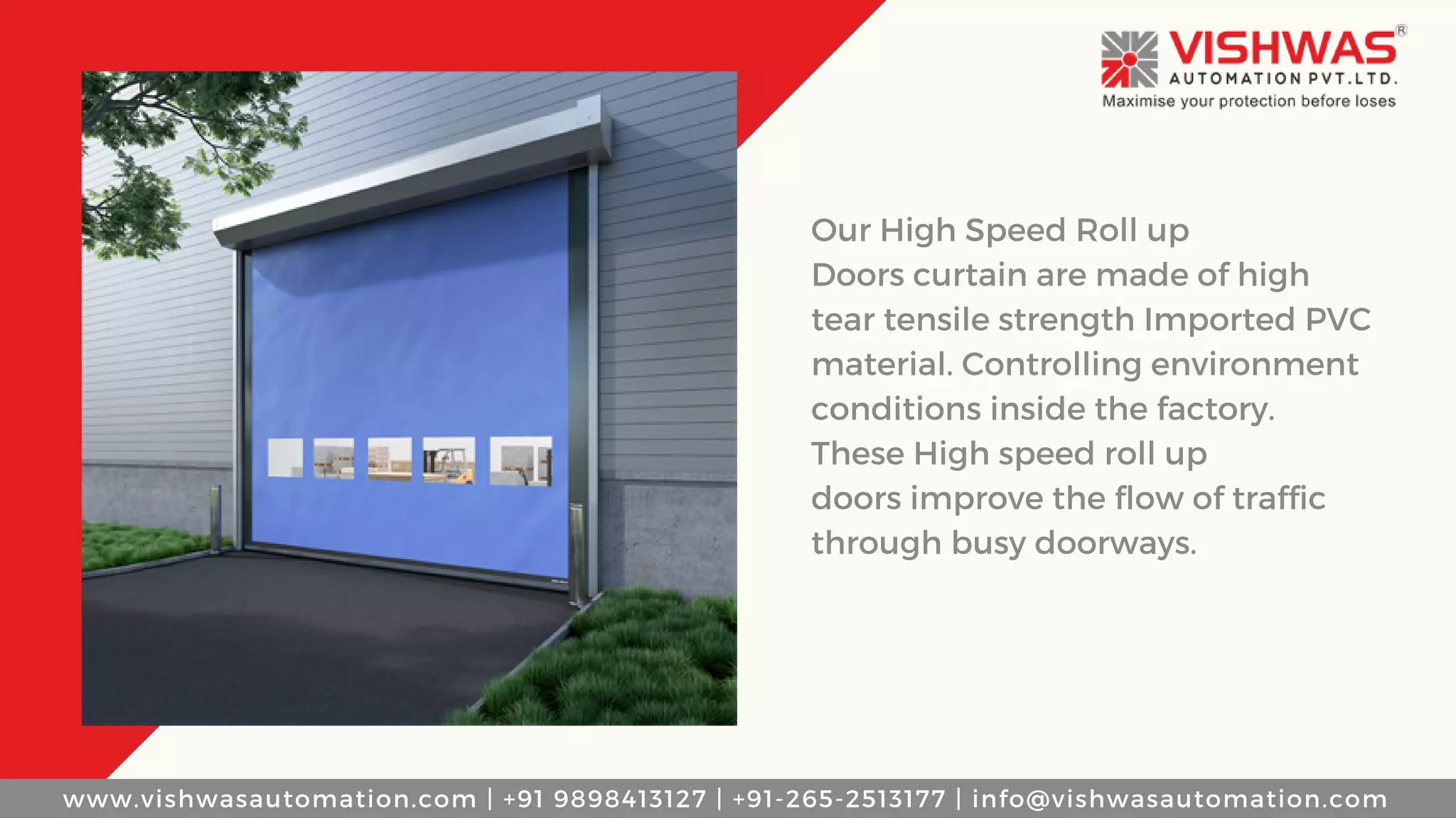 Industrial High Speed Roll Up Doors | Commercial High Speed Doors ...