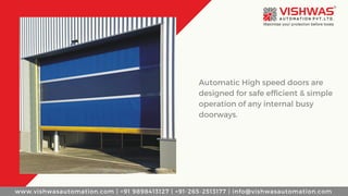 Industrial High Speed Roll Up Doors | Commercial High Speed Doors ...