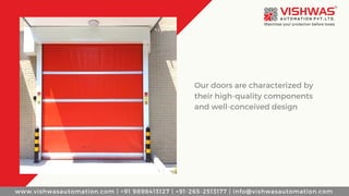 Industrial High Speed Roll Up Doors | Commercial High Speed Doors ...