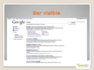 Ser visible<br />