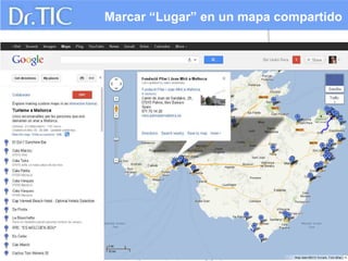 Marcar “Lugar” en un mapa compartido
 