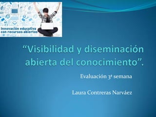 Evaluación 3ª semana
Laura Contreras Narváez
 