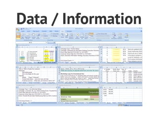 Data / Information
 