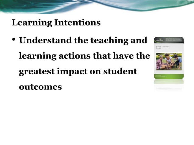 Murrays Bay Intermediate PLD - Visible Learning | PPT