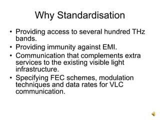 Visible light communication systems ii | PPT