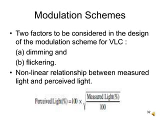 Visible light communication (vlc) systems | PPT