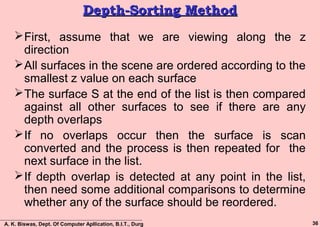 Visible Surface Detection | PPT