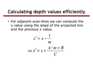 Visible surface detection in computer graphic | PPT