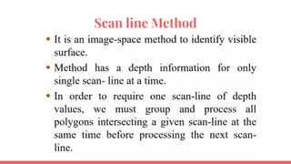 Visible surface detection | PPT