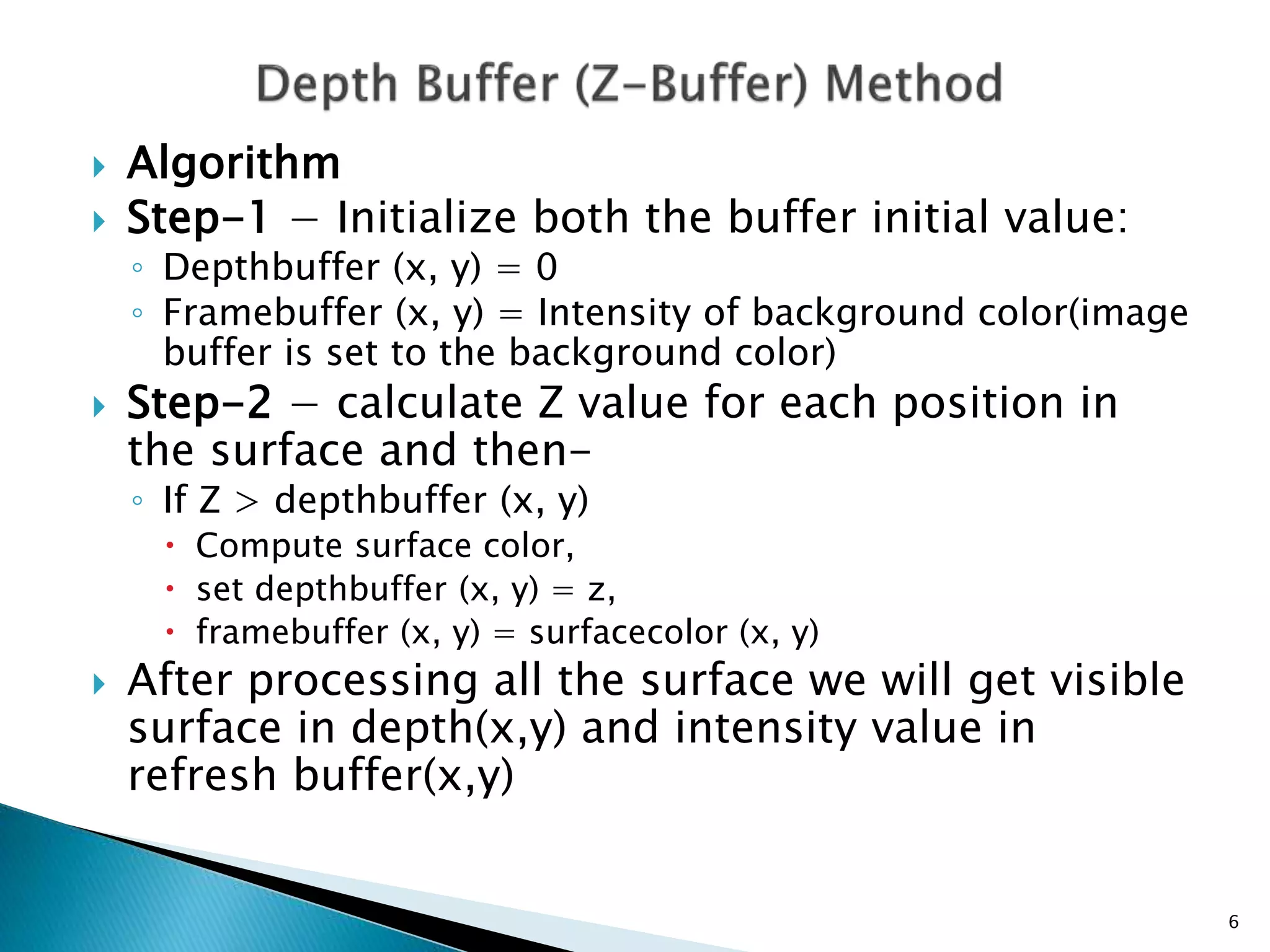 Visible surface identification | PPT