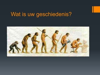 Wat is uw geschiedenis?
 