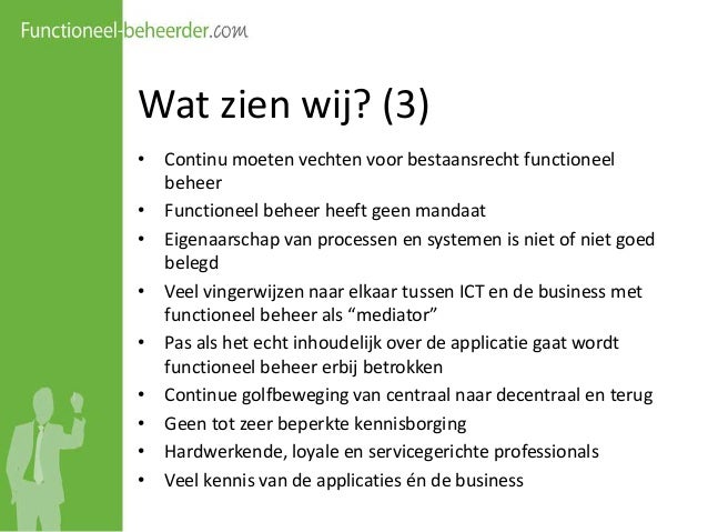 Wat Is Functioneel Beheer – Functioneel Beheerder: Salaris, Opleiding ...