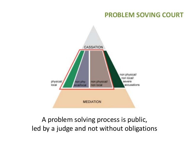 purpose of problem solving courts