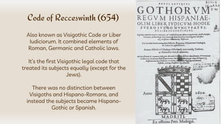 Visigothic Spain - From 409 until the Muslim conquest | PDF